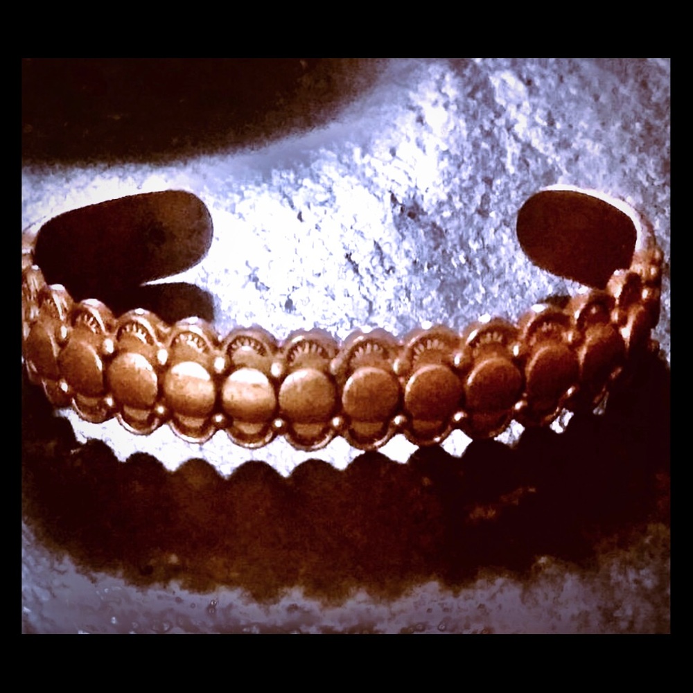 1940’s Solid Copper Native Tribal Thunderbird cuff